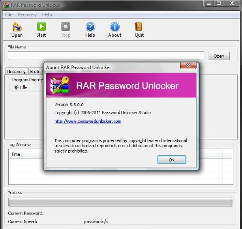 RAR Password Unlocker 3.3.0.0 Portable