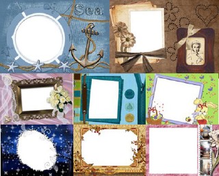 Frame Collection. 8 PNG | 8 JPG | 2250x1500