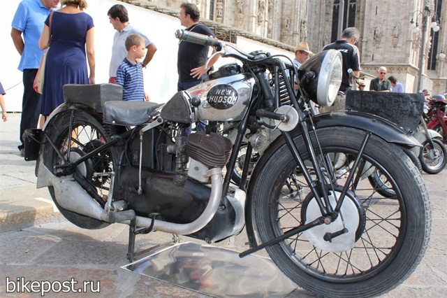 Выставка ретро мотоциклов в Милане