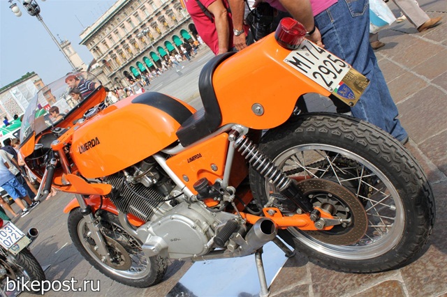 Выставка ретро мотоциклов в Милане