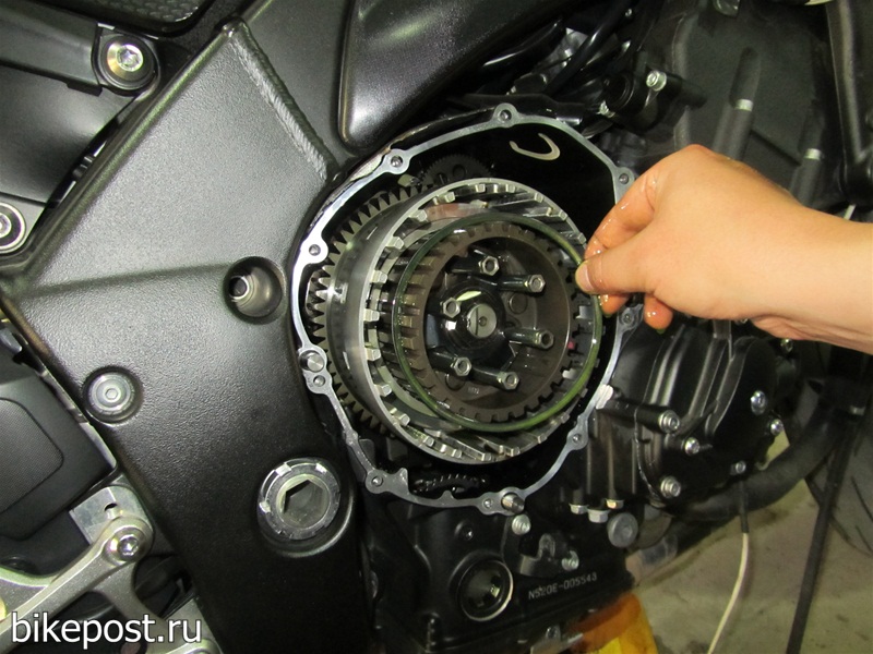 Решение проблемы сцепления в мотоциклах Yamaha YZF-R1 2009 - Graves Motorsports clutch kit + EBC SRK 096 kit