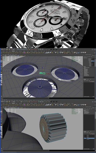 Maya 2011 Modeling Tutorial ROLEX [FS] [FP]