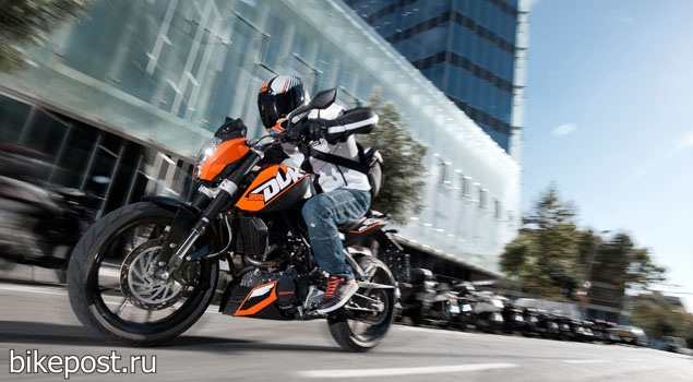 Анонс мотоцикла KTM 200 Duke 2012