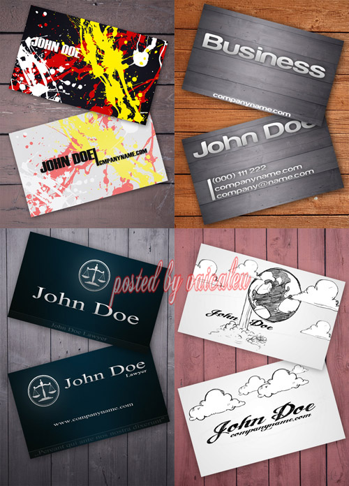 PSD Business Cards 2011 pack 01