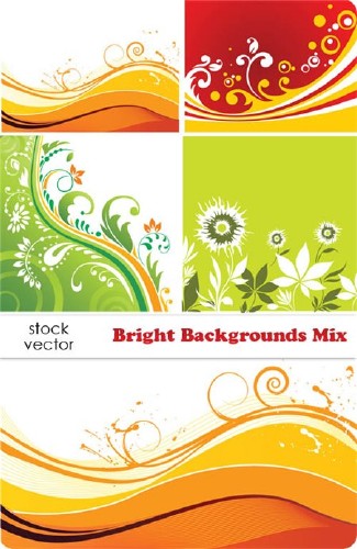 Vectors - Bright Backgrounds Mix
