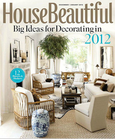 House Beautiful Magazine December/January 2012