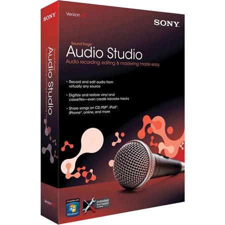 Sony Sound Forge Audio Studio v.10.0.176 (x32/x64/ML/RUS) -  
