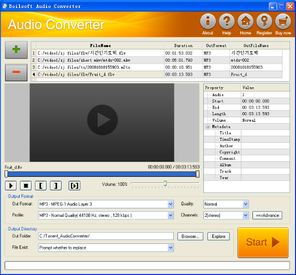 Boilsoft Audio Converter v1.31 Portable