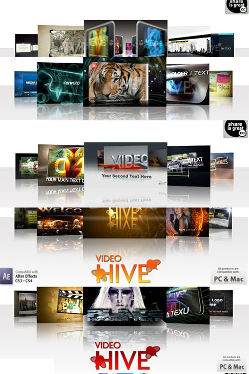 Videohive - Projects Pack (11-12-13-14-15) for After Effects 