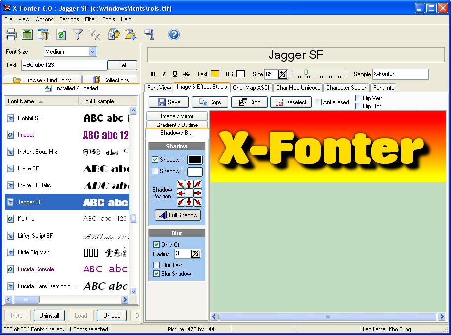 X-Fonter v7.3.2.39 Portable
