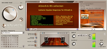 Altiverb IRS Collection for Altiverb 6 PC & MAC OSX