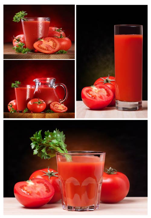 Stock photo Tomatoes and Juice
