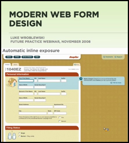 Webinar - Modern Web Form Design