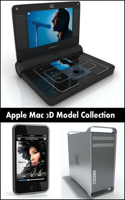 Apple Mac 3D Model Collection