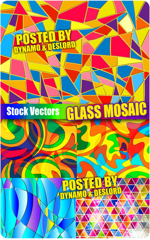 Glass mosaic - Stock Vectors