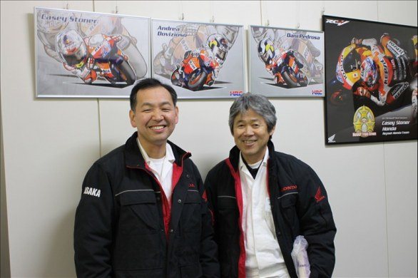 Команда Honda LCR в научно-исследовательском центре Honda