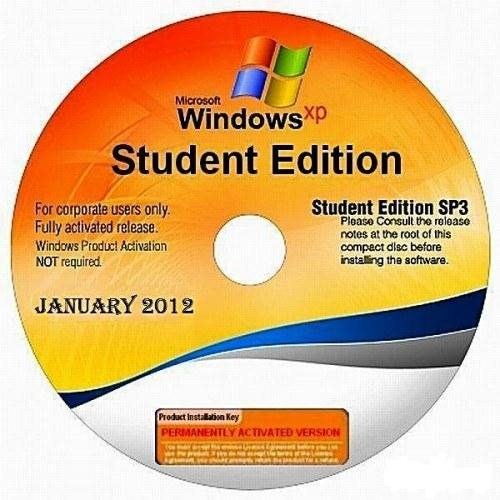 Windows XP SP3 Corporate Student Edition January 2012 Rev2 (ENG/RUS)