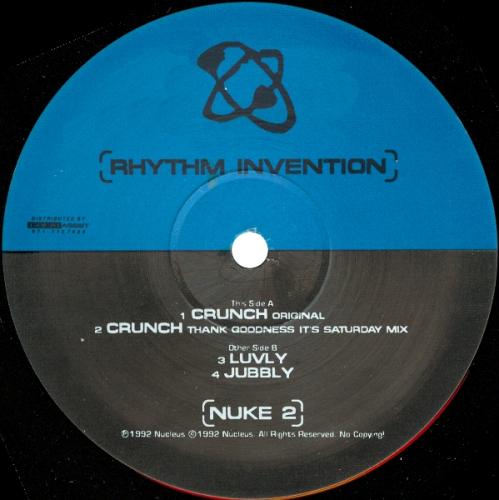 [Breakbeat, House] Rhythm Invention – Crunch=1992 3f43439a003d6852049b4cc3afd29078