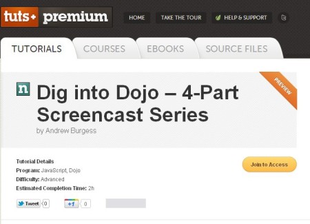 Dig into Dojo: 4-Part Screencast Series