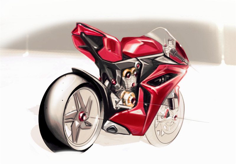 Скетчи Ducati 1199 Panigale
