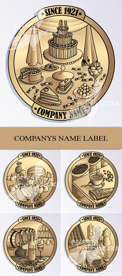 Company039;s name label