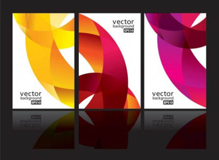 Vector misc dynamic ribbon card 03 vector