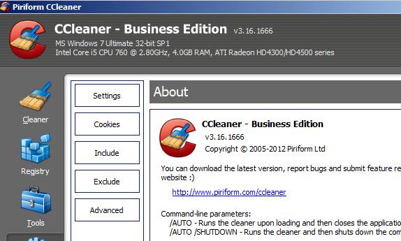 CCleaner v3.17.1689 Professional Edition