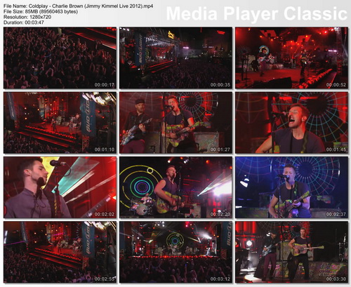 Coldplay - Jimmy Kimmel Live (2012)