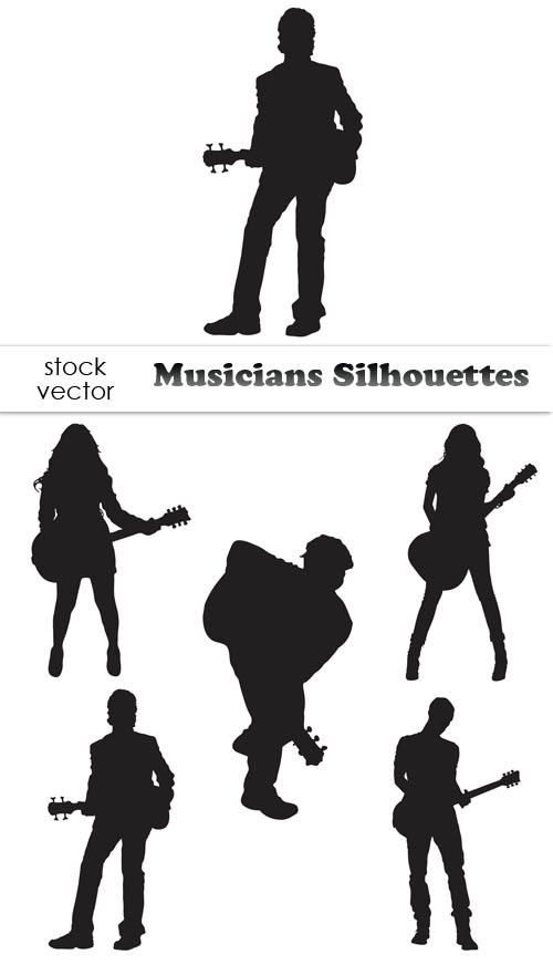 Vectors - Musicians Silhouettes