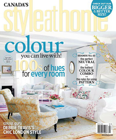 Style at Home Magazine April 2012