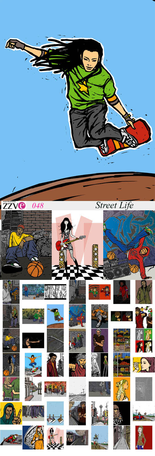 Vectors - ZZ048 Street Life 