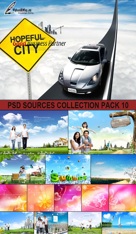 PSD Sources Collection pack - 10