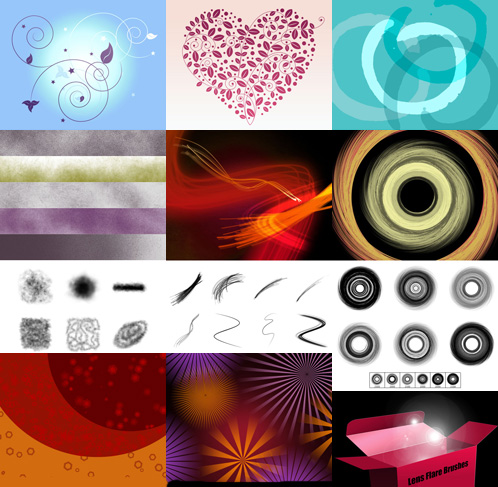 New Collection Brushes 2012 for Photoshop pack 22