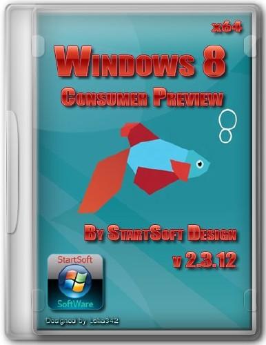 Windows 8 Consumer Preview By StartSoft Design (x64/RUS/ENG/2012)