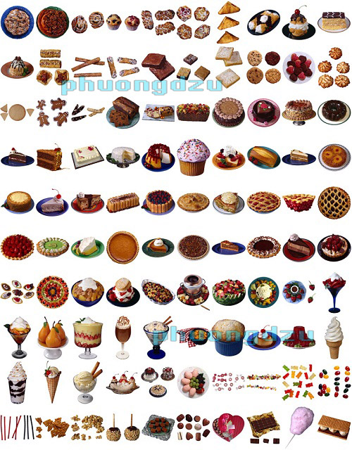 Sweets blank backgrounds