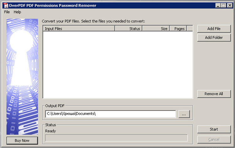 PDF Permissions Password Remover 1.0