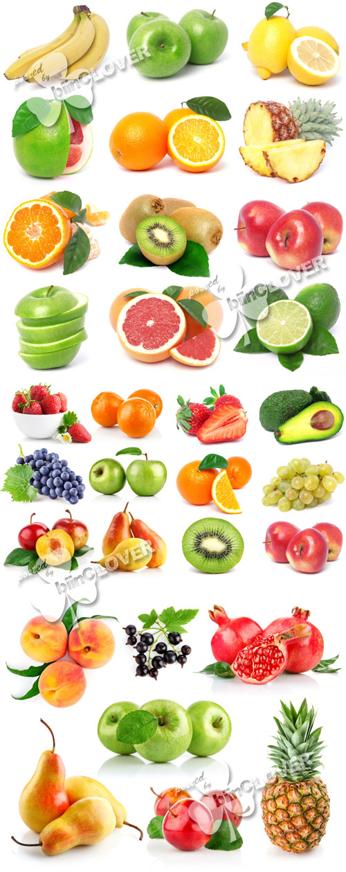 Set of fresh fruits 0125