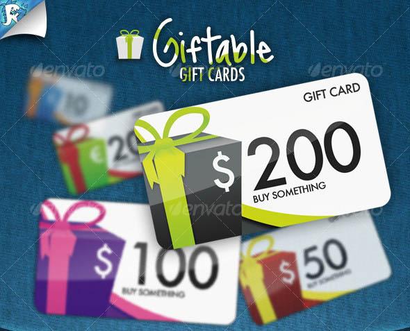 GraphicRiver Giftable Gift Cards - It's a present